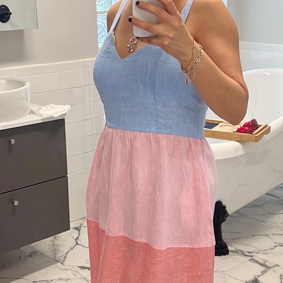 Cynthia Rowley color block dress M - Picture 4 of 7